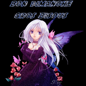 Gif animé Bon dimanche gros bisous